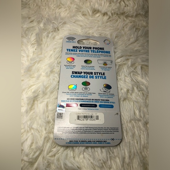 PopSocket PopGrip - Blue with Alligator Design - Picture 6 of 7